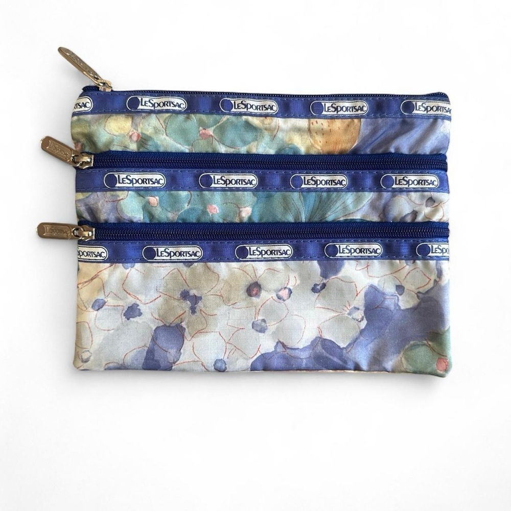 LeSportsac Watercolor Floral Pouch Trio